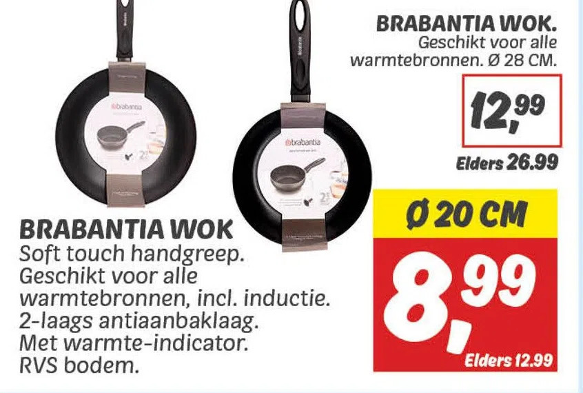 Dekamarkt Brabantia wok aanbieding