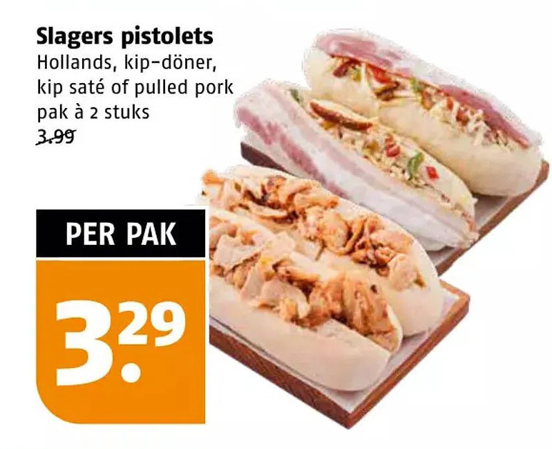 Poiesz Slagers pistolets aanbieding