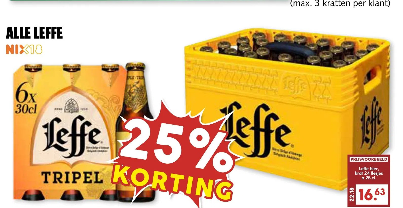 MCD Supermarkt Alle leffe aanbieding