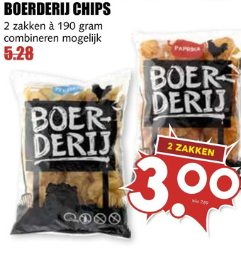 MCD Supermarkt Boerderij chips aanbieding