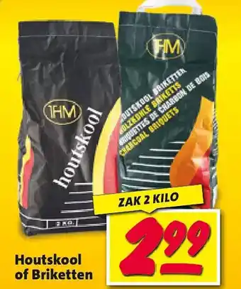 Nettorama Houtskool of briketten aanbieding