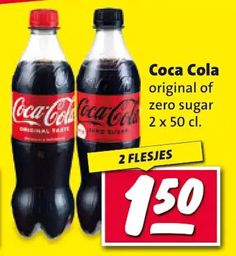 Nettorama Coca cola original of zero sugar aanbieding