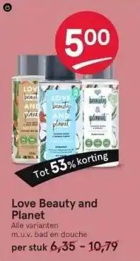 Etos Love beauty and planet aanbieding