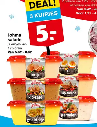 Hoogvliet Johma salade 175 gram aanbieding