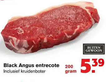 Hoogvliet Black Angus entrecote 200 gram aanbieding