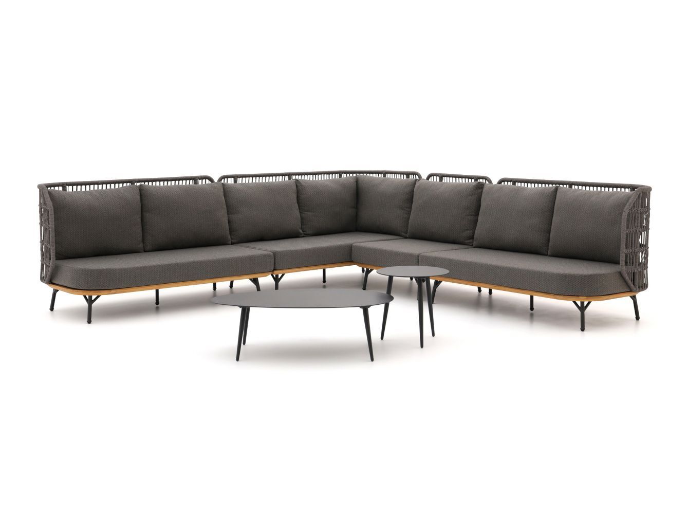 Kees Smit Bellagio cavezzo/navalli hoek loungeset 6-delig - laagste prijsgarantie! aanbieding