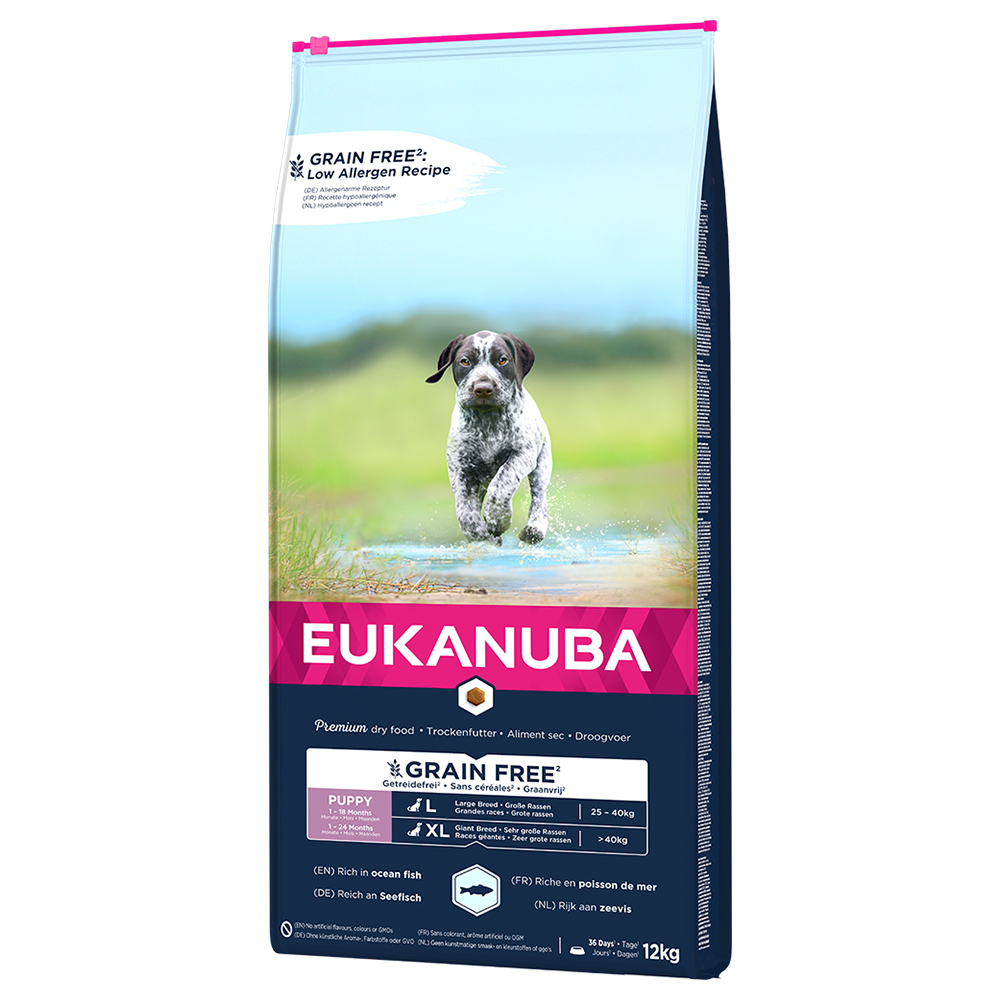 Zooplus 12kg grain free puppy large breed eukanuba hondenvoer aanbieding