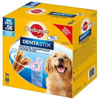 Zooplus 25kg dentastix (56 stuks) voor grote honden pedigree hondensnacks aanbieding