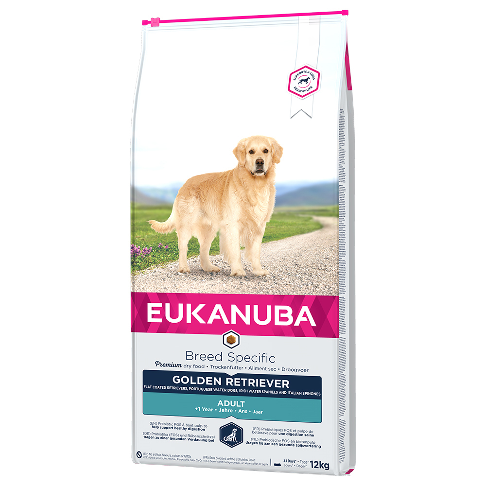 Zooplus 12kg golden retriever eukanuba breed specific hondenvoer aanbieding
