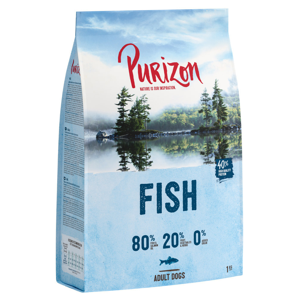 Zooplus 1kg vis adult graanvrij purizon hondenvoer aanbieding