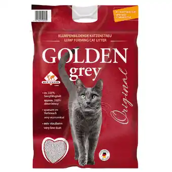 Zooplus 14kg golden grey kattenbakvulling aanbieding