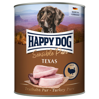 Zooplus Happy dog puur 6 x 800 g - kalkoen puur aanbieding