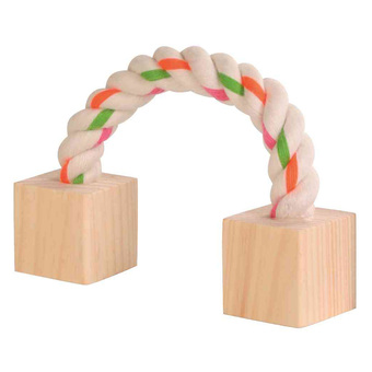 Zooplus Trixie speelgoed met houten blokjes - ca. l 20 cm aanbieding