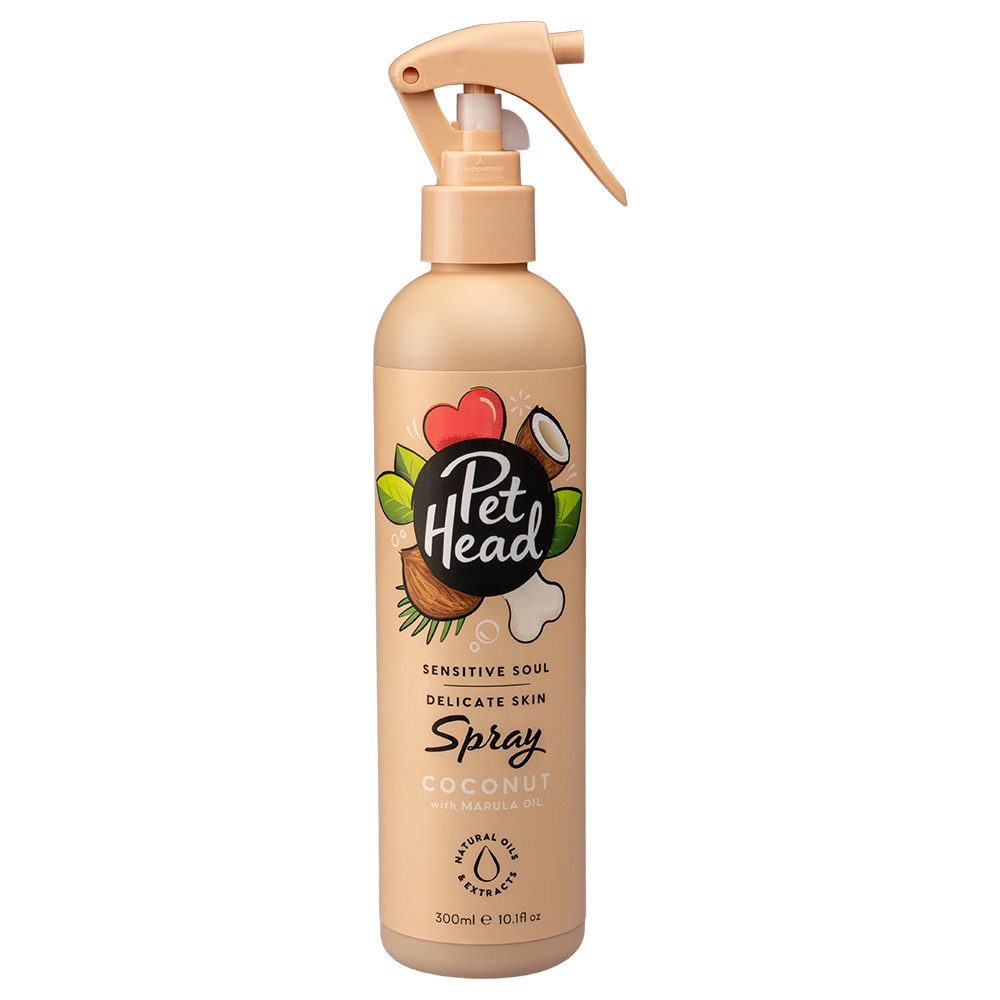 300ml pet head sensitive soul spray hond aanbieding bij Zooplus
