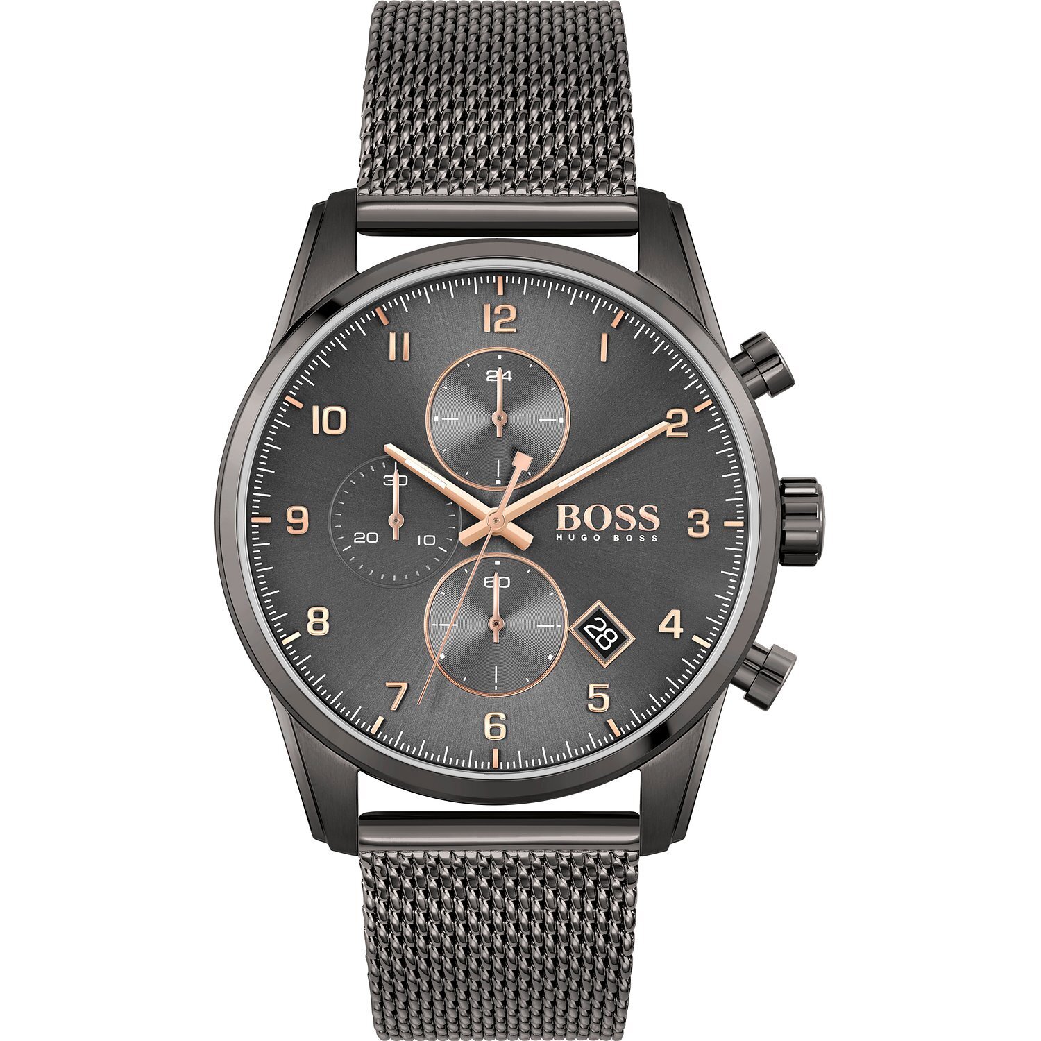 Douglas Hugo boss chronograaf edelstaal aanbieding