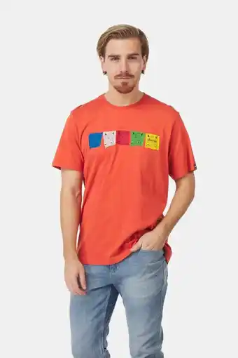 Bever Sherpa tarcho tee oranje aanbieding