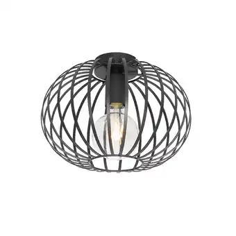 Lampenlicht.nl Design plafondlamp zwart 30 cm - johanna aanbieding