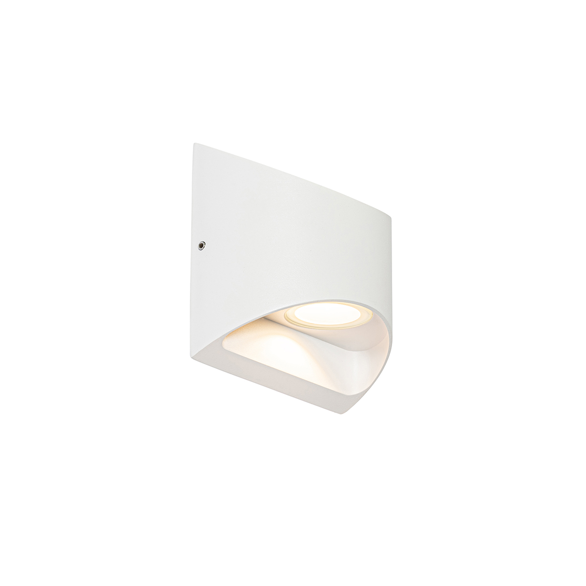 Lampenlicht.nl Moderne buiten wandlamp wit incl. led 2-lichts ip54 - mal aanbieding
