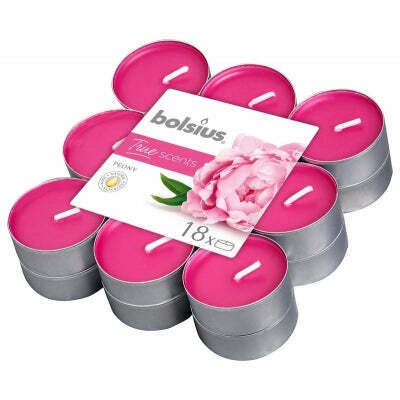 Vitamins Bolsius theelichten true scents peony 18 stuks aanbieding