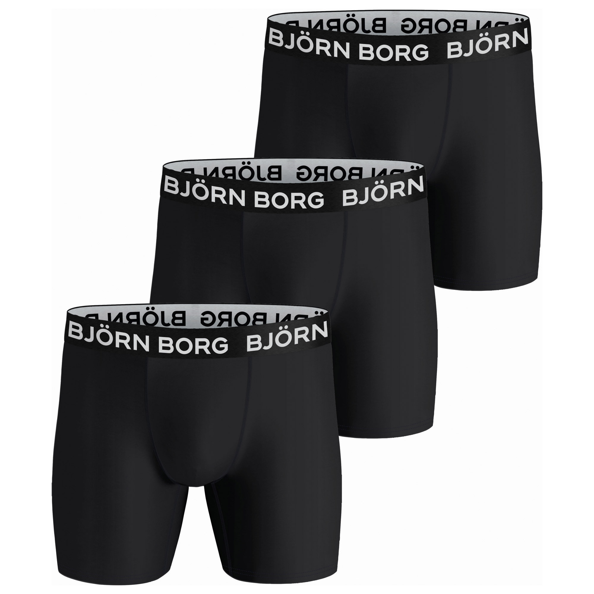 Plutosport Björn borg performance boxershorts heren (3-pack) aanbieding