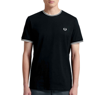 Plutosport Fred perry twin tipped shirt heren aanbieding