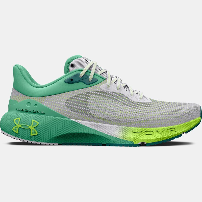 Under Armour Dameshardloopschoenen under armour hovr™ machina breeze wit / groente breeze / lime surge 42 aanbieding
