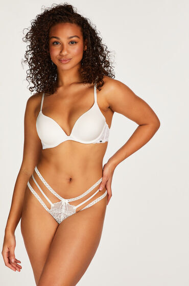 Hunkemoller Hunkemöller string esther wit aanbieding