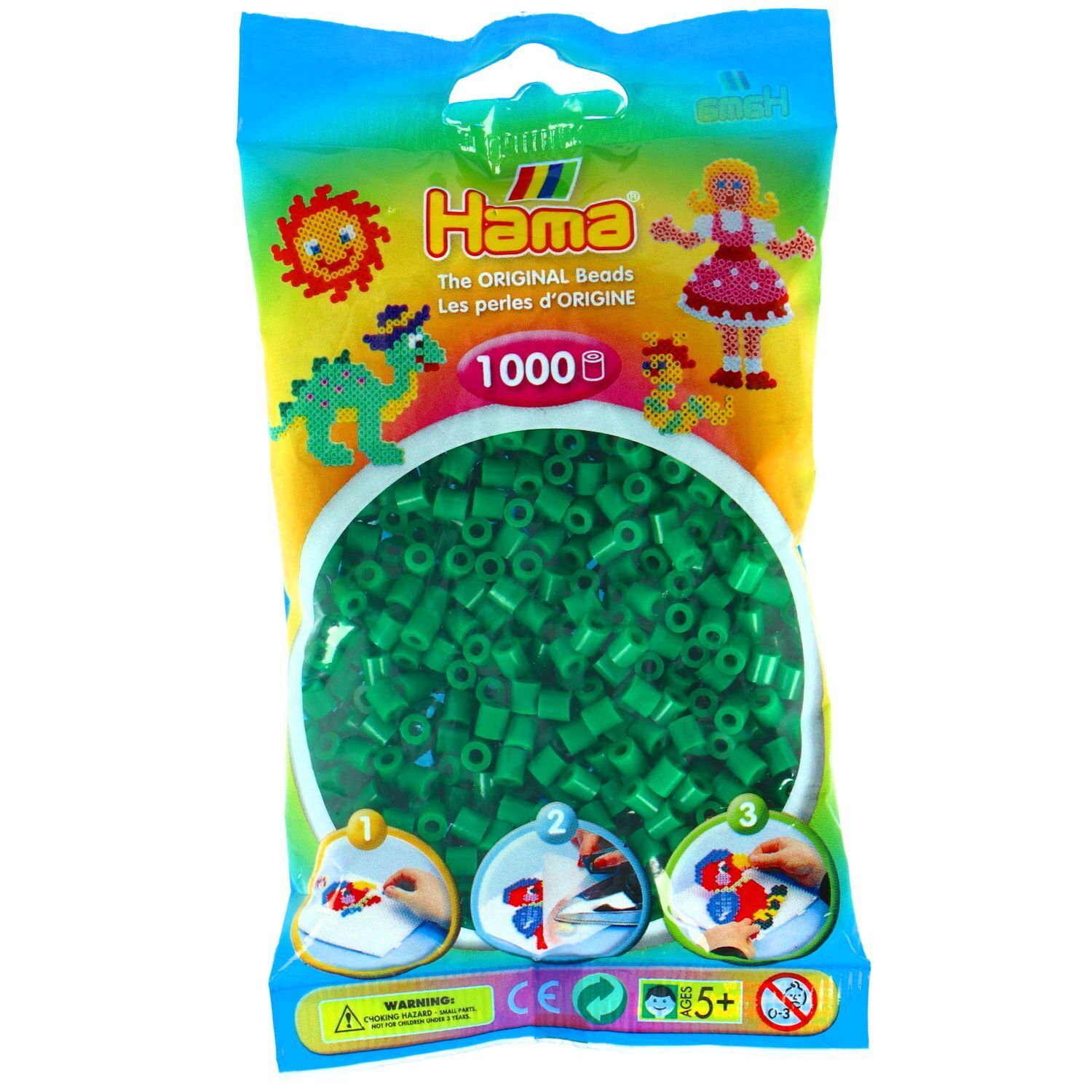 Top1Toys Hama strijkkralen 1000 stuks groen aanbieding