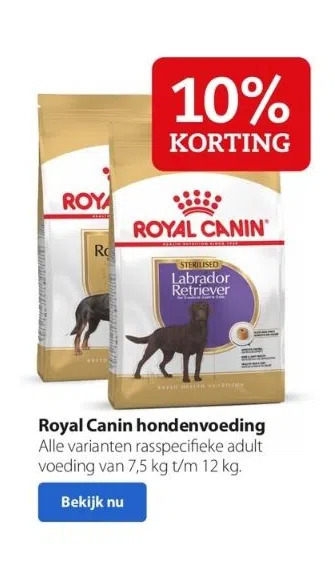 Pets Place Royal canin hondenvoeding aanbieding