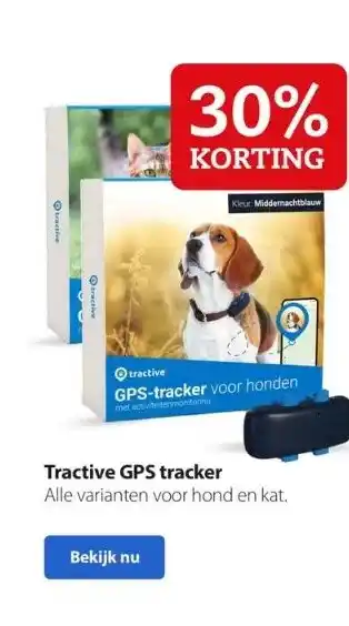 Pets Place Tractive gps tracker aanbieding