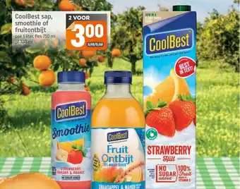 Dagwinkel Coolbest sap, smoothie of fruitontbijt aanbieding