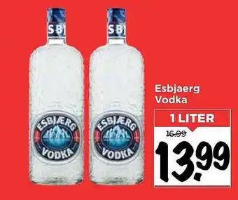 Vomar Voordeelmarkt Esbjaerg vodka 1 liter aanbieding