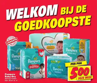 Nettorama Pampers baby-dry aanbieding