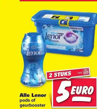 Nettorama Alle lenor pods of geurbooster aanbieding