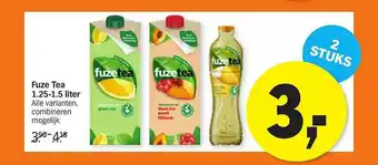 Albert Heijn Fuze tea 1.25-1.5 liter aanbieding