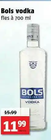 Poiesz Bols vodka 700 ml aanbieding