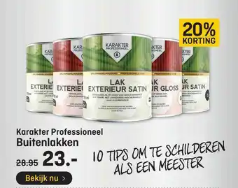 Hubo Karakter professioneel buitenlakken aanbieding