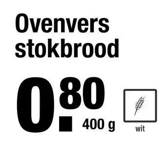 ALDI Ovenvers stokbrood 400g aanbieding