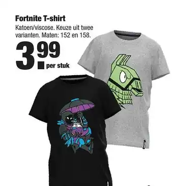 ALDI Fortnite t-shirt aanbieding