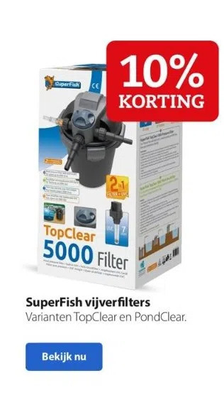 Pets Place Superfish vijverfilters aanbieding