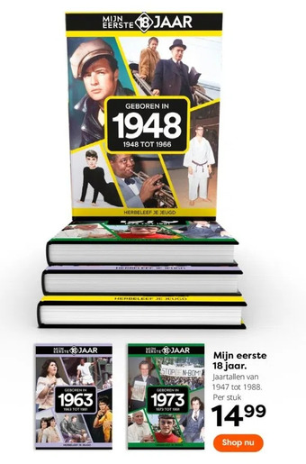 The Read Shop Mijn eerste 18 jaar. aanbieding