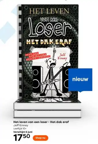 The Read Shop Het leven van een loser - het dak eraf   - jeff kinney aanbieding