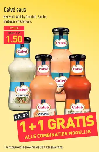 ALDI Calvé saus 320 ml aanbieding