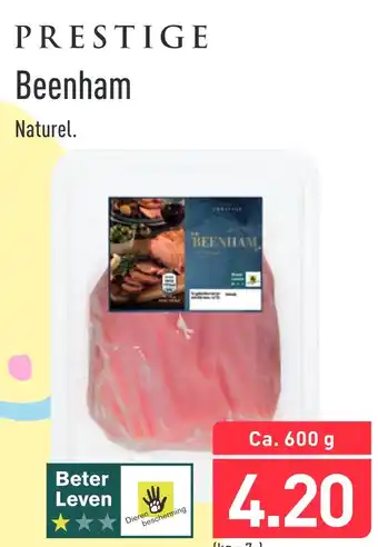 ALDI Prestige Beenham 600g aanbieding