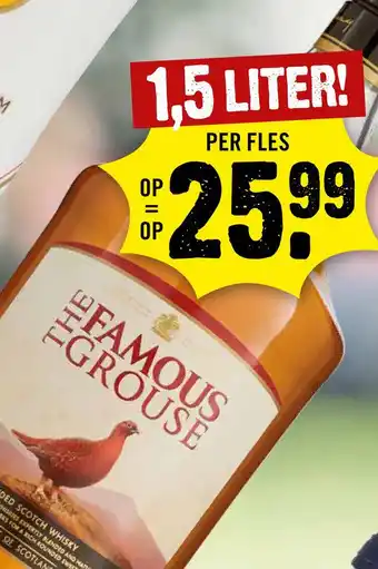 Dirck 3 The Famous Grouse aanbieding
