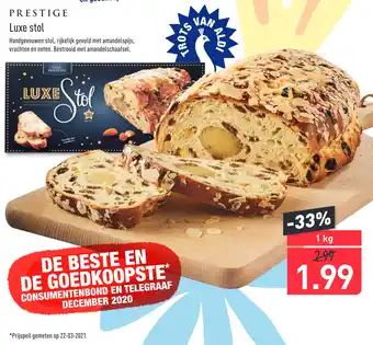 ALDI Prestige Luxe Stol 1 kg aanbieding