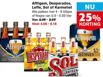 Hoogvliet Affligem, Desperados aanbieding