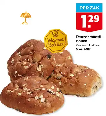 Hoogvliet Reuzenmuesli- bollen aanbieding