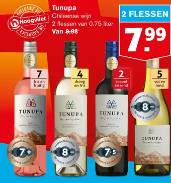 Hoogvliet Tunupa aanbieding