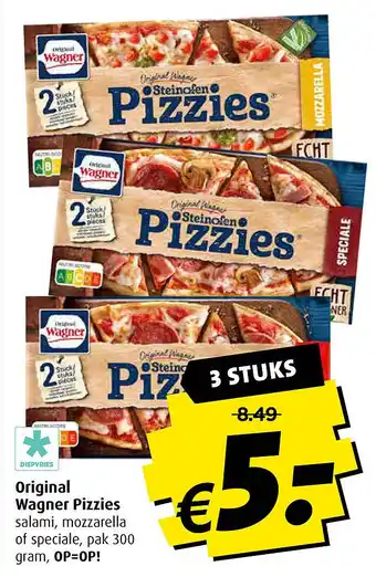 Boni Original Wagner Pizzies aanbieding